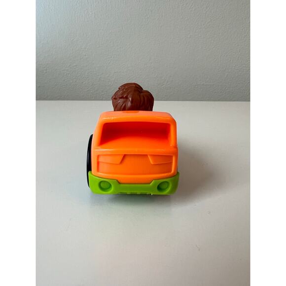 Fisher-Price Wheelies #2 Orange Green Roadster Race Car Vehicle Mattel - Picture 3 of 6